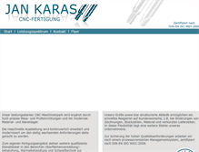 Tablet Screenshot of cnc-karas.de